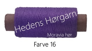 Moravia Hør 40/2 farve 16 Mørk lilla